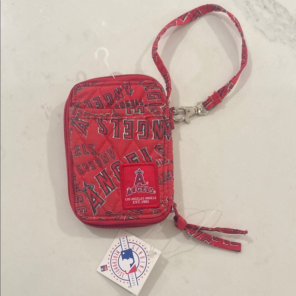 Los Angeles Angels Red Wristlet
